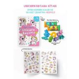 Unicorn Boyama Kitabı - Oyun Hamuru, Oyuncak Ve Çıkartma Hediyeli