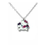 Unicorn Boynuzlu Hello Kitty Figürlü Kolye – 60 Cm Zincirli Sevimli Ve Fantastik Takı