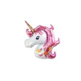 Unicorn Çiçekli Folyo Balon