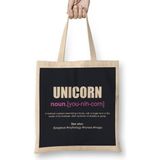 Unicorn Definition Bez Çanta Uzun Saplı - Açık Bej - 40 X 40