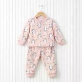 Unicorn Desenli Kız Bebek Pijama Takım