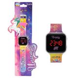Unicorn Desenli LED Dijital Kol Saati