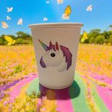 Unicorn Doğumgünü Konseptli Tek Kullanımlık 7 Oz 50 Adet Karton Bardak