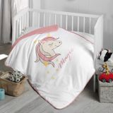 Unicorn Elyaflı Bebek Battaniyesi 75x100