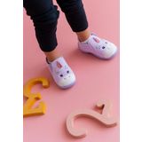 Unicorn Fermuarlı Kadife Panduf