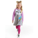 Unicorn Fox Kız Çocuk Elbise