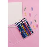 Unicorn Galaxy Tasarımlı Eğlenceli Renkli Jel Kalem Seti 10'lu