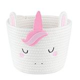 Unıcorn Hasır Sepet 22*22 cm Beyaz
