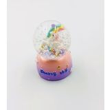 Unicorn Işıklı Kar Küresi Mini Boy