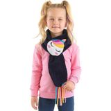 Unicorn Kız Çocuk Peluş Lacivert Atkı