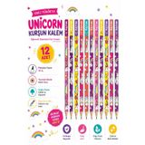 Unicorn Kurşun Kalem 12 Adet Fatih Yuvarlak Gövdeli Siyah Kurşun Kalem 2B Yumuşak Yazım Kolay Tutuş Kaliteli Okul Sınıf