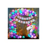 Unicorn Lüks Doğum Günü Balon Set