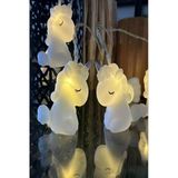 Unicorn Şekilli 10'Lu Led Işık – Pilli, Dekoratif Bebek & Çocuk Odası Gece Lambası