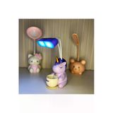 Unicorn Sevimli Kalemlikli Şarjlı Masa Lambası Tky0436