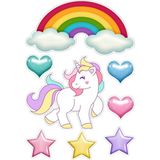 Unicorn Sticker Telefon Laptop Notebook Tablet Defter Matara Stiker Etiket ST1198