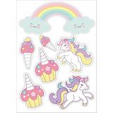 Unicorn Sticker Telefon Laptop Notebook Tablet Defter Matara Stiker Etiket ST1331