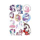 Unicorn Temalı Sticker Set-1 11 Parça Telefon, Tablet, Defter, Laptop Sticker
