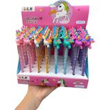 Unicorn Yumurtlayan Kurşun Kalem 48’li Kutu Renkli, Eğlenceli, Sürpriz Oyuncaklı Yazı Kalemi Seti Hediyelik Kalem Takımı