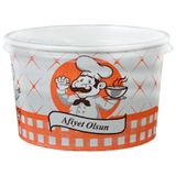 Unicup Karton Çorba Kasesi 16 Oz Kapak Dahil 500'Lü