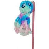 Unicus Rainbow Ahtapot Ponpon Kurşun Kalem - Mavi - Pembe