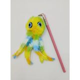 Unicus Rainbow Ahtapot Ponpon Kurşun Kalem - Sarı