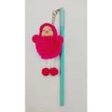 Unicus Uyuyan Bebek Ponpon Kurşun Kalem - Fuşya