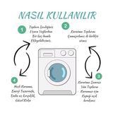 Unicuslife Her Biri 50 gr Yün Kurutma Topu 3'lü (Taşıma kesesi ile birlikte gönderilir)