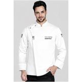 Üniformanya İsim Hediyeli Prestij Chef Profesyonel Şef Aşçı Beyaz Aşçı Forması Aşçı Gömleği Aşçı Kıyafetleri