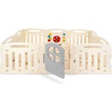 Unigo Gri Kapılı Bebek Oyun Çiti 230 x 140 cm - Standart