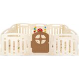 Unigo Kahverengi Kapılı Bebek Oyun Çiti 210 x 140 cm - Standart