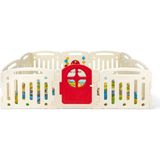 Unigo Kırmızı Kapılı Bebek Oyun Çiti 230 x 140 cm - Standart