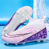 Unigoljoy Çocuk ve Yetişkin Halı Saha, Çim Saha, Kaymaz Futbol Ayakkabısı, Krampon - Pembe