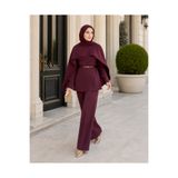 unika boutique Liya Pelerinli Tesettür Takım