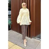 unika boutique Mini Çiçekli Kadın Tesetettür Gömlek