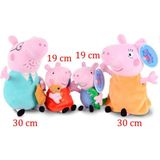 Unika Moda Peppa Pig ve Ailesi Peluş Oyuncak Peppa Pig Family - Hayvan