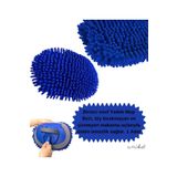 UNIKAT Teleskopik Mikrofiber Araç Yıkama Fırçası Yedek Mop Başlığı Mavi 1 Adet