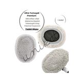 UNIKAT Ultra Yumuşak Premium Mikrofiber Ufak Makarna Başlıklı Teleskopik Araç Yıkama Fırçasının Yedek Mopu
