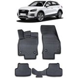 Unikum Audi Q2 3D Pro Havuzlu Paspas 2017-2023 A+ Kalite - Siyah