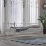 Unimet Alchera Daybed Tek Kişilik Beyaz Metal Karyola