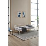 Unimet Alchera Daybed Tek Kişilik Sedir Metal Karyola Beyaz