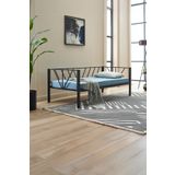 Unimet Alchera Daybed Tek Kişilik Sedir Metal Karyola Siyah