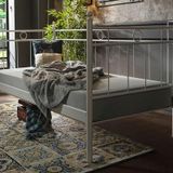 Unimet Alpas Daybed Tek Kişilik Beyaz Metal Karyola