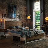 Unimet Ariane Metal Karyola - Beyaz - Konik Geçme - Konfor Destekli Latalı - 120x200 - 120 x 200 cm