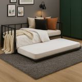 Unimet Atlas Yavrulu Daybed, Yavrulu Karyola 80X190-90X190 - Siyah