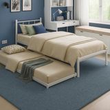 Unimet Atlas Yavrulu Metal Karyola 80X190-90X190 - Beyaz