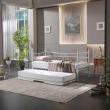 Unimet Daily Yavrulu Karyola Daybed Tek-Çift Kişilik Karyola+Yatak Seti 90x200 Beyaz