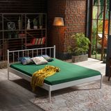Unimet Falez-S Çift Kişilik Beyaz Metal Karyola Modern Tasarım 140 x 200 cm Dayanıklı Yapı