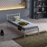 Unimet Falez-s Tek Kişilik Metal Karyola - Beyaz