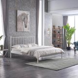 Unimet Falez-ST Çift Kişilik Ferforje Metal Karyola (Beyaz, 140x200)