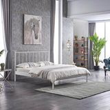 Unimet Falez-st Çift Kişilik Metal Karyola - Beyaz